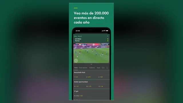 Captura oficial de la app de bet365 en la App Store de México