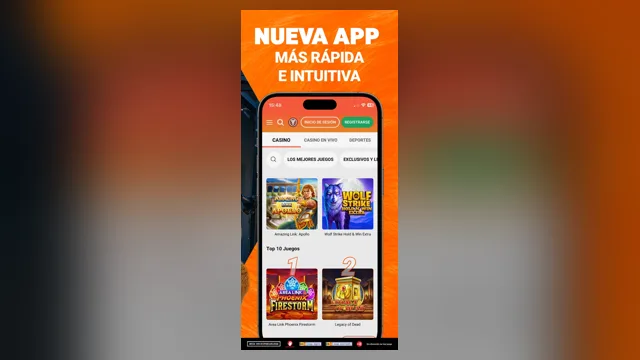 Captura oficial de la app de LeoVegas en la App Store de España (no está en tiendas de Latinoamérica)
